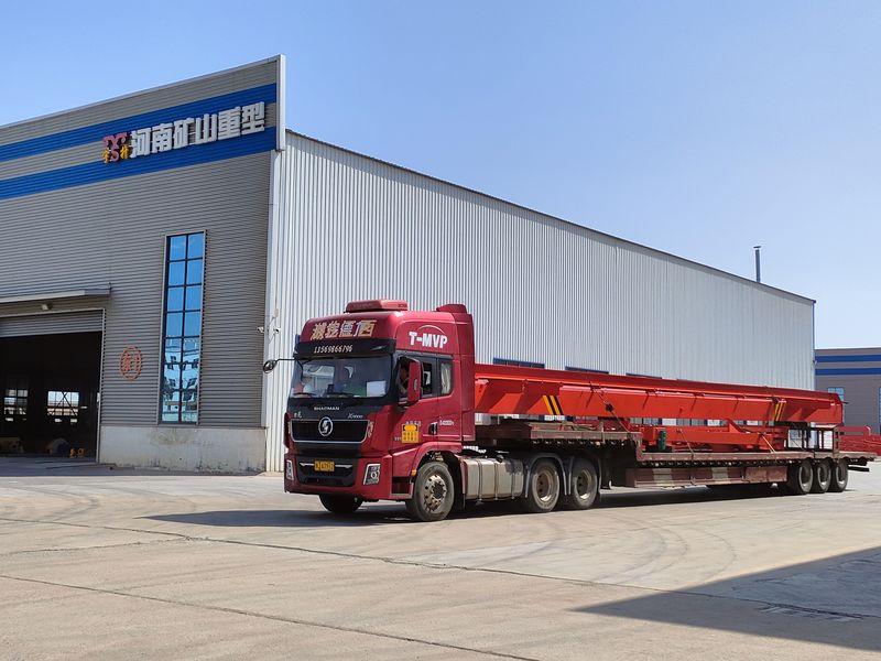 電動(dòng)葫蘆門式起重機(jī)  MHxh10t—14m 外懸3.5/1.5m 制作完成，發(fā)往青海交付客戶使用